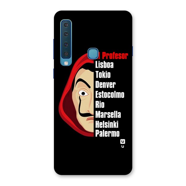 All Members Money Heist Back Case for Galaxy A9 (2018)