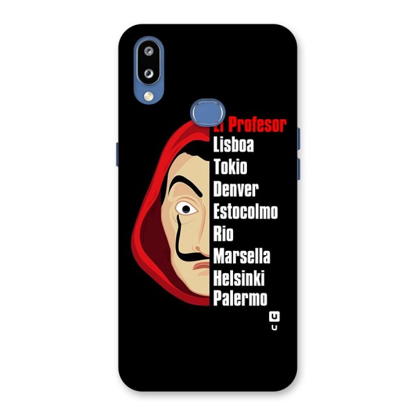 All Members Money Heist Back Case for Galaxy M01s