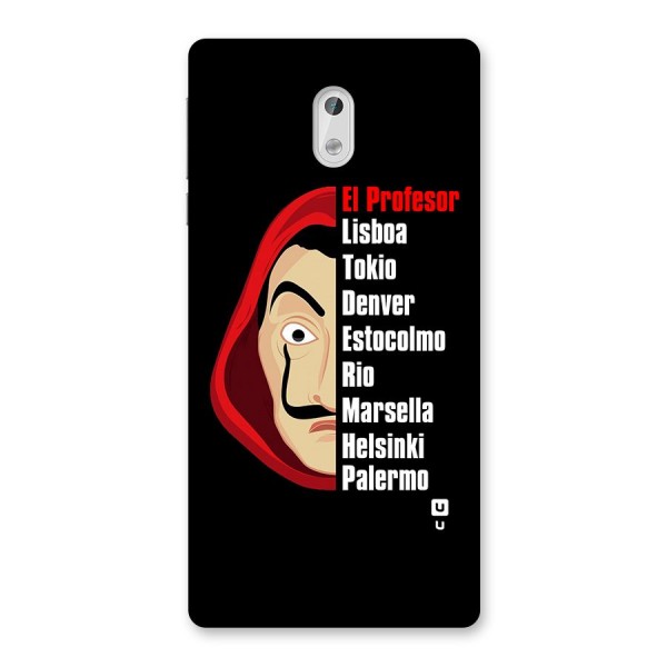 All Members Money Heist Back Case for Nokia 3