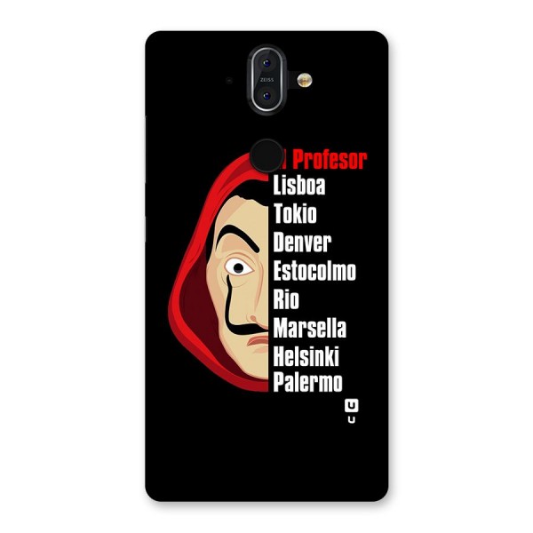 All Members Money Heist Back Case for Nokia 8 Sirocco