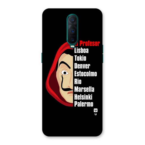 All Members Money Heist Back Case for Oppo R17 Pro