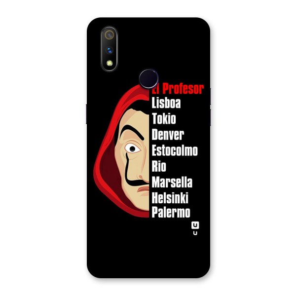 All Members Money Heist Back Case for Realme 3 Pro