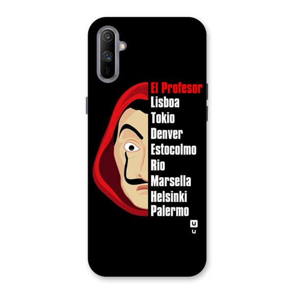 All Members Money Heist Back Case for Realme C3