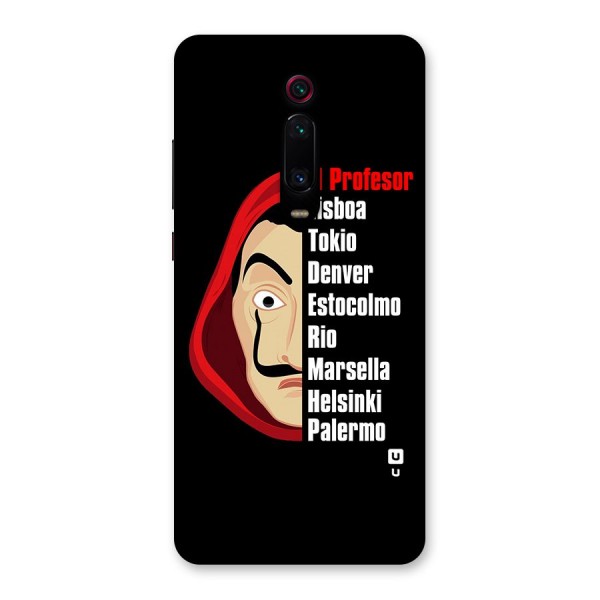 All Members Money Heist Back Case for Redmi K20 Pro