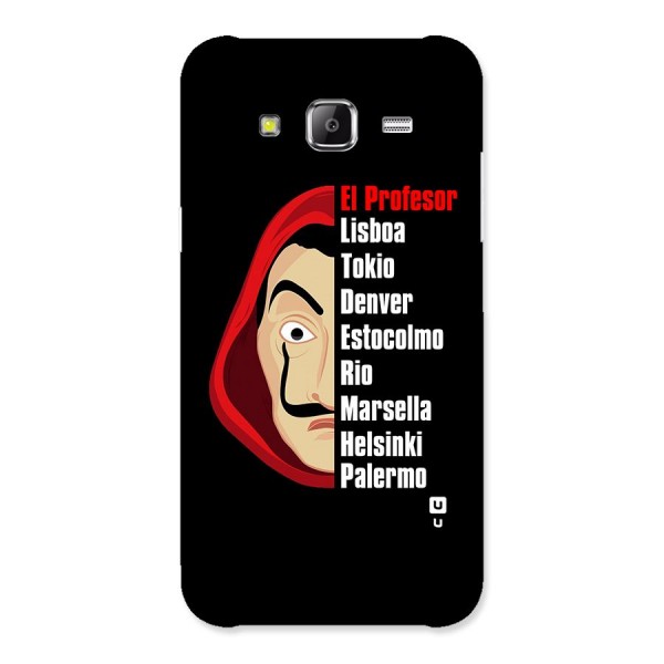 All Members Money Heist Back Case for Samsung Galaxy J5