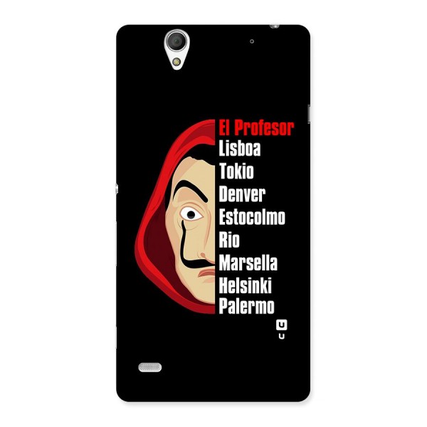 All Members Money Heist Back Case for Sony Xperia C4