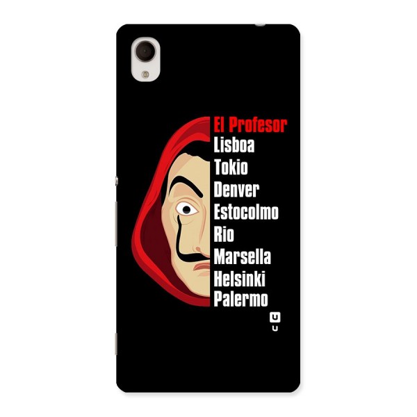 All Members Money Heist Back Case for Sony Xperia M4