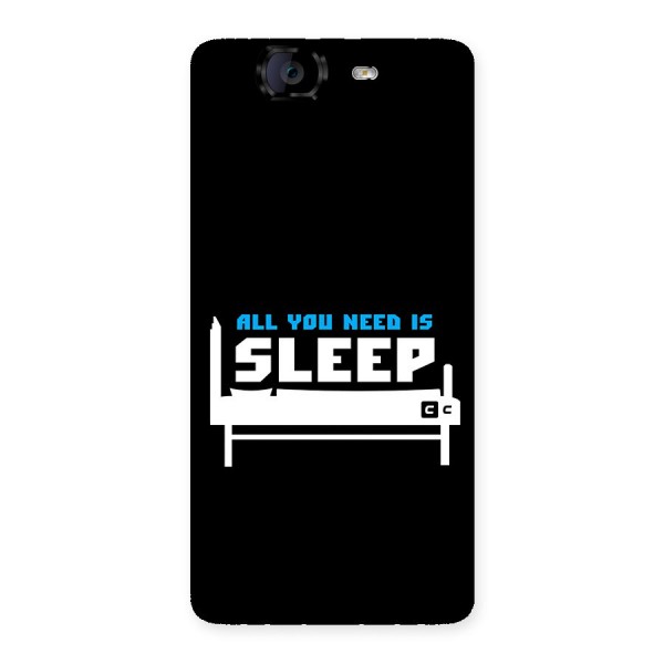 All You Need Sleep Back Case for Canvas Knight A350