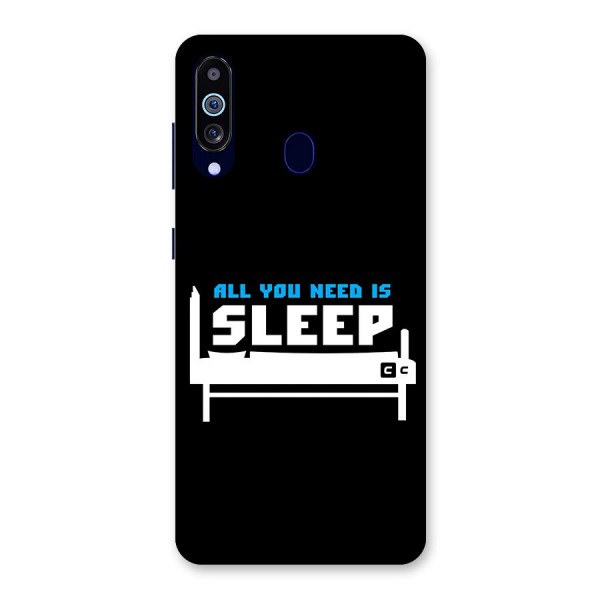 All You Need Sleep Back Case for Galaxy A60