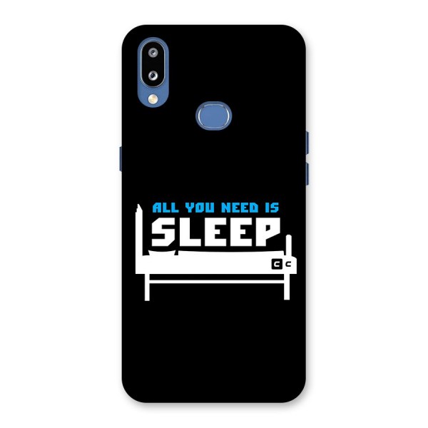 All You Need Sleep Back Case for Galaxy M01s