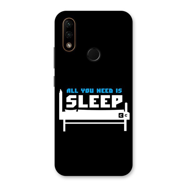 All You Need Sleep Back Case for Lenovo A6 Note