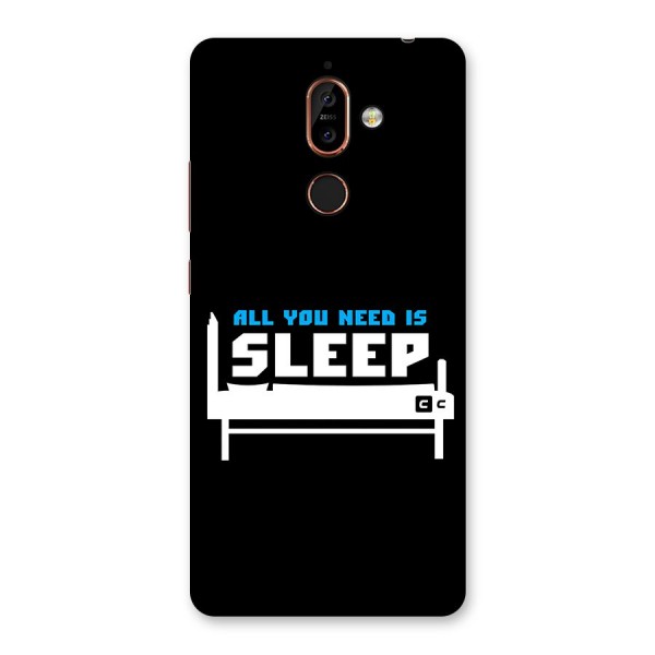 All You Need Sleep Back Case for Nokia 7 Plus