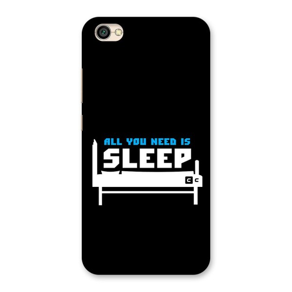 All You Need Sleep Back Case for Redmi Y1 Lite