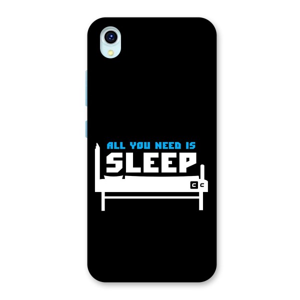 All You Need Sleep Back Case for Vivo Y1s