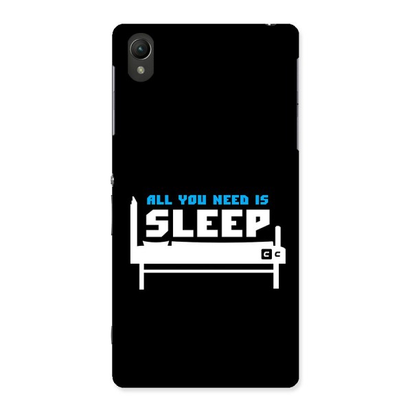 All You Need Sleep Back Case for Xperia Z2