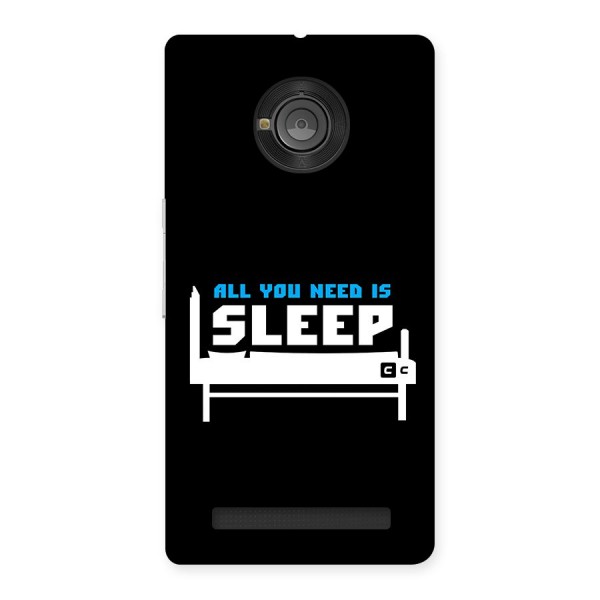 All You Need Sleep Back Case for Yuphoria