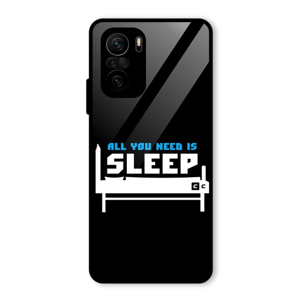 All You Need Sleep Glass Back Case for Mi 11x