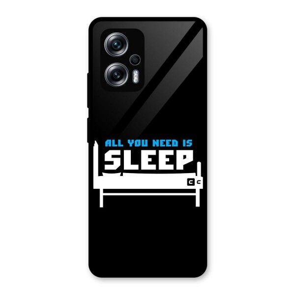 All You Need Sleep Glass Back Case for Redmi K50i