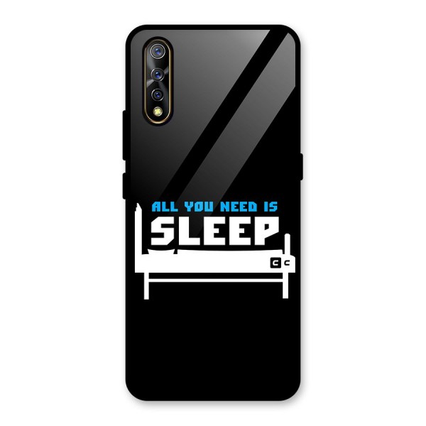 All You Need Sleep Glass Back Case for Vivo Z1x