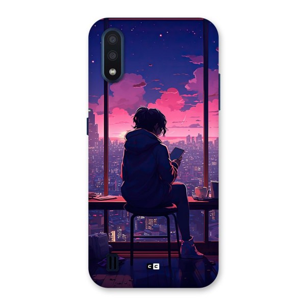 Alone Anime Back Case for Galaxy M01