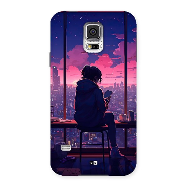 Alone Anime Back Case for Galaxy S5