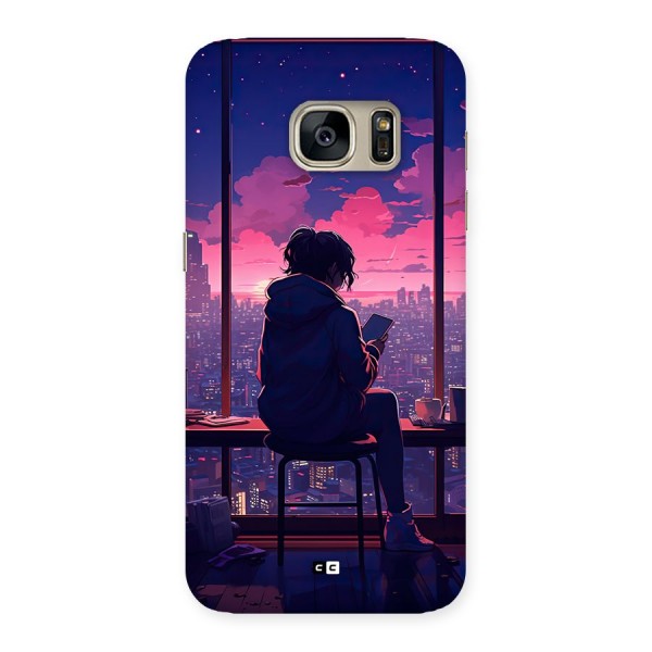 Alone Anime Back Case for Galaxy S7