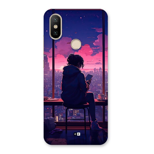 Alone Anime Back Case for Mi A2