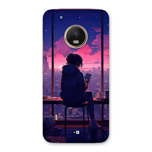 Alone Anime Back Case for Moto G5 Plus