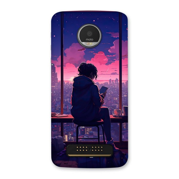 Alone Anime Back Case for Moto Z Play