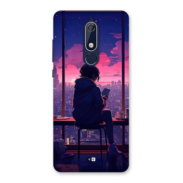 Alone Anime Back Case for Nokia 5.1