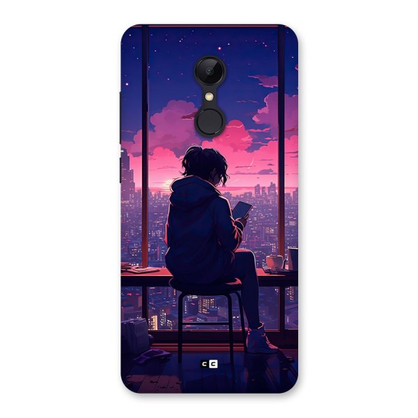 Alone Anime Back Case for Redmi 5