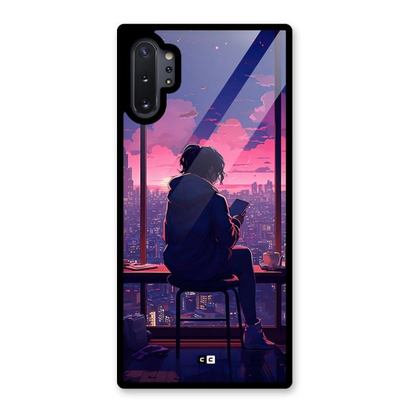 Alone Anime Glass Back Case for Galaxy Note 10 Plus