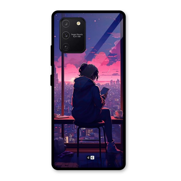 Alone Anime Glass Back Case for Galaxy S10 Lite