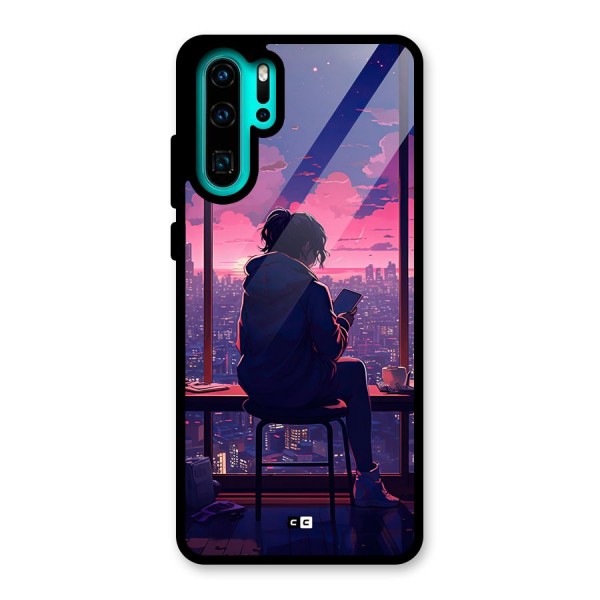 Alone Anime Glass Back Case for Huawei P30 Pro