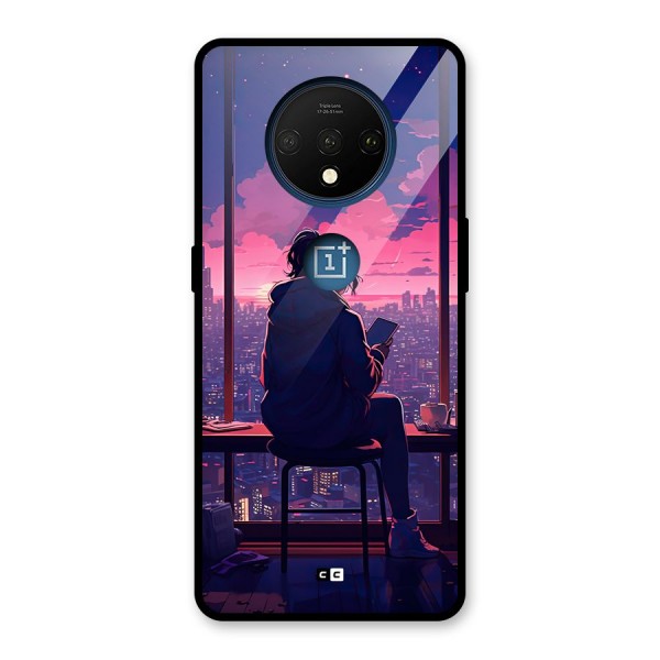 Alone Anime Glass Back Case for OnePlus 7T