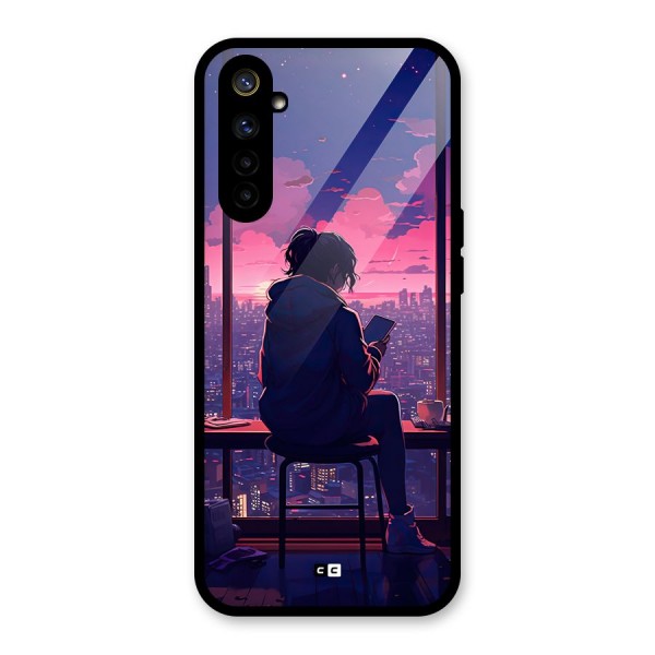 Alone Anime Glass Back Case for Realme 6