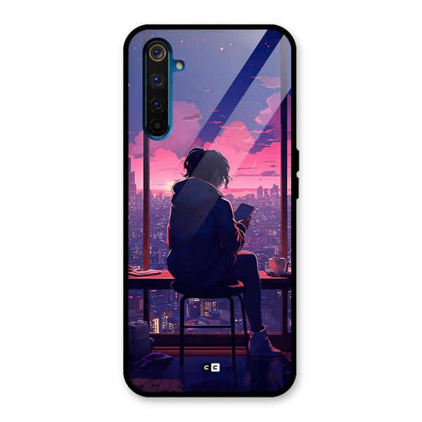 Alone Anime Glass Back Case for Realme 6 Pro