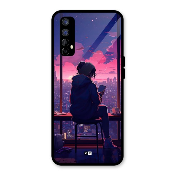 Alone Anime Glass Back Case for Realme 7