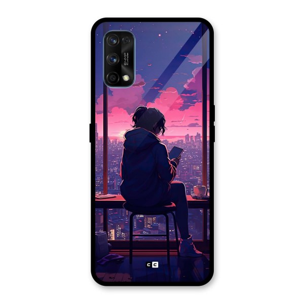 Alone Anime Glass Back Case for Realme 7 Pro