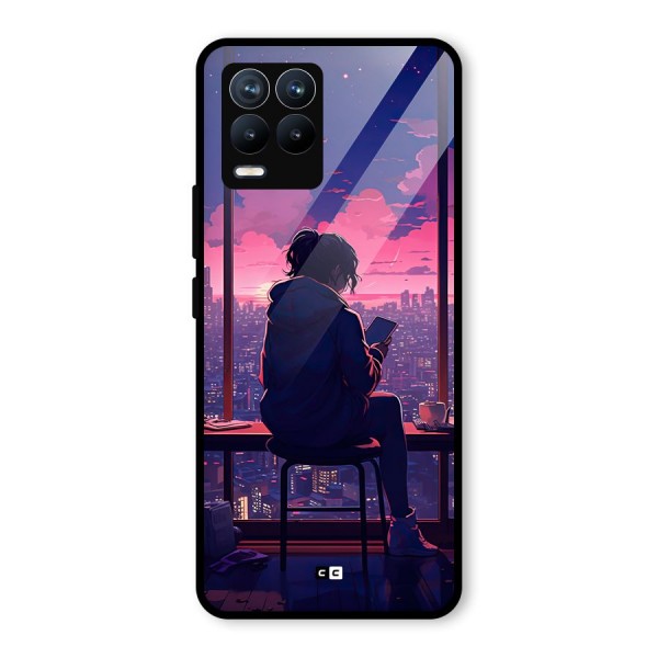 Alone Anime Glass Back Case for Realme 8 Pro