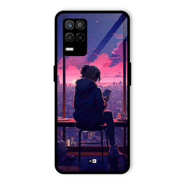 Alone Anime Glass Back Case for Realme 9 5G