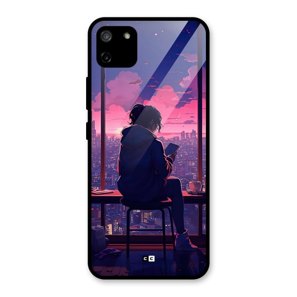 Alone Anime Glass Back Case for Realme C11