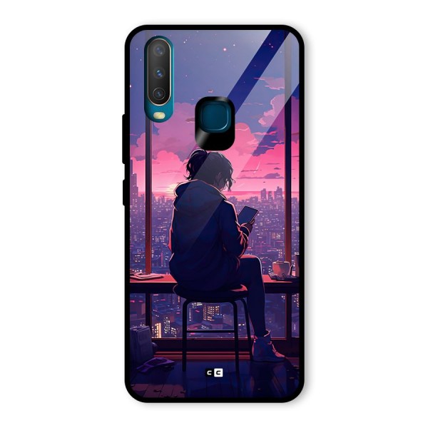 Alone Anime Glass Back Case for Vivo Y12