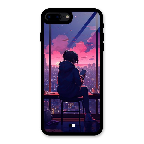 Alone Anime Glass Back Case for iPhone 7 Plus