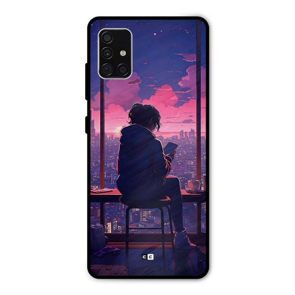 Alone Anime Metal Back Case for Galaxy A51