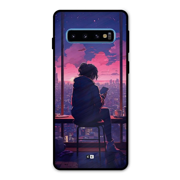 Alone Anime Metal Back Case for Galaxy S10