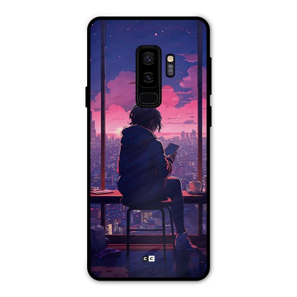 Alone Anime Metal Back Case for Galaxy S9 Plus