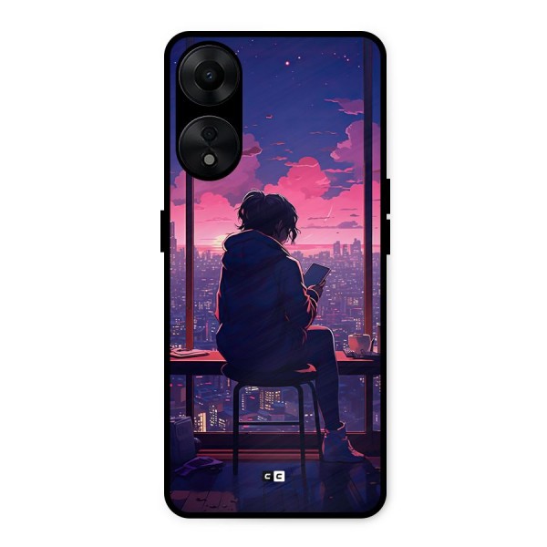 Alone Anime Metal Back Case for Oppo A78 5G