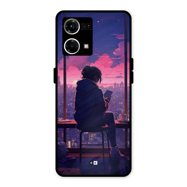 Alone Anime Metal Back Case for Oppo F21s Pro 4G