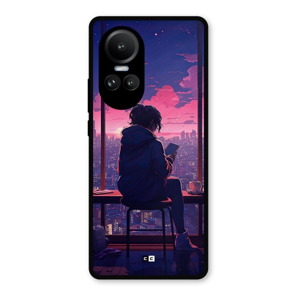 Alone Anime Metal Back Case for Oppo Reno10 Pro